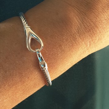 RMB|NALBORI cable bracciale argento 925 gancio 18 cm