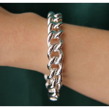 RMB|NALBORI Collana o bracciale grumetta grande 12.5 mm argento 925