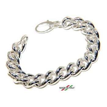RMB|NALBORI Collana o bracciale grumetta grande 12.5 mm argento 925