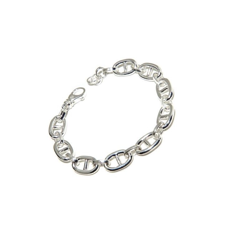 RMB|NALBORI Collana o bracciale Maglia marina 10x16 argento 925
