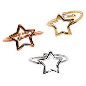 RMB|NALBORI Ring Silver 925 open adjustable star
