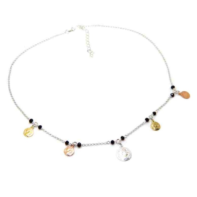 RMB|NALBORI Necklace 925 silver coins 3 colors