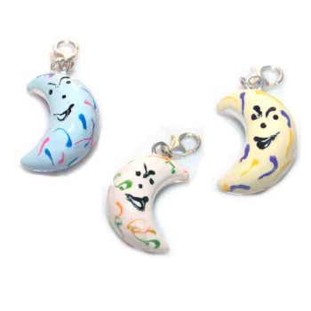 RMB|Charm pendant for 925 silver enamel moon bracelets for women and girls