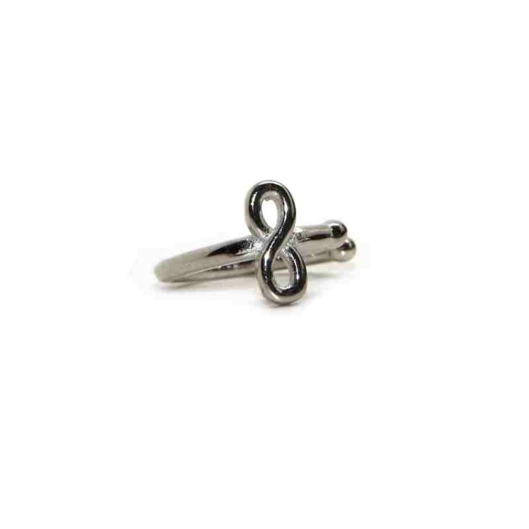 RMB|925 silver tragus with infinite single earring bow