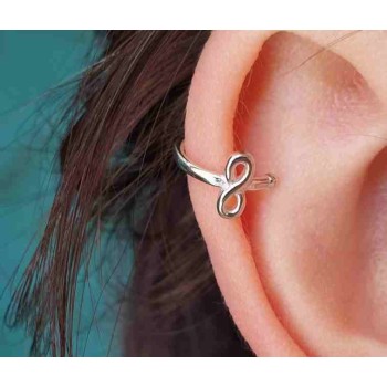 RMB|925 silver tragus with infinite single earring bow