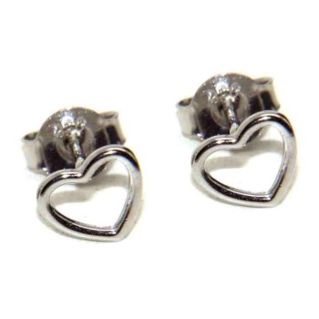 RMB|Orecchini donna argento 925 con cuore aperto NALBORI