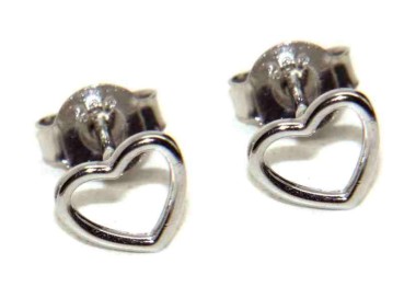 RMB|NALBORI 925 silver woman earrings with open heart