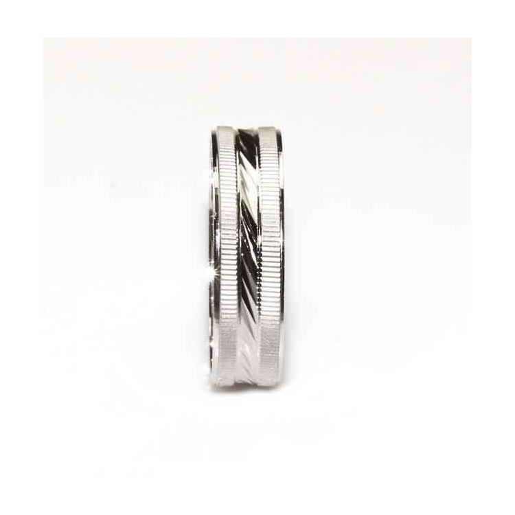 RMB|925: Ring faith record diamond massive 6 mm oblique and horizontal all measures