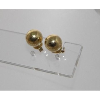 RMB|Earrings Silver 925 balls balls in 2 sizes 10 and 8 mm rhodium yellow gold woman
