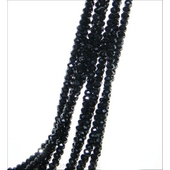 RMB|collana onice e mezzi cristalli nero e rosso india per donna pietre