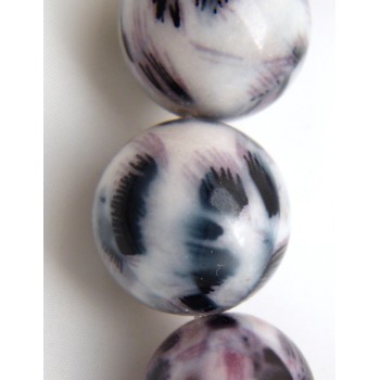 RMB|collana donna girocollo con perle maculate grandi