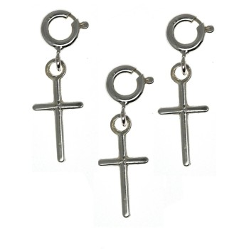 RMB|925 silver cross charm pendants 2 or 3 pieces with hook