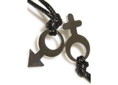 RMB|steel necklaces he she male female couple to break with string