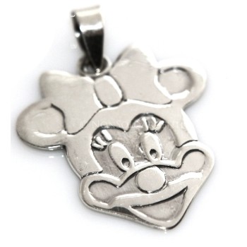 RMB|Ciondolo argento 925 Medaglia Cartoon Grande figura topolina o Topolino