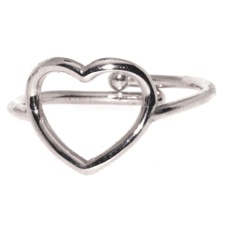 RMB|925 woman heart adjustable white or pink gold NALBORI