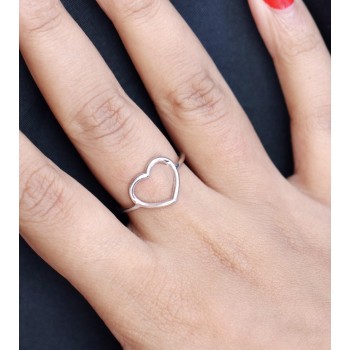 RMB|925 woman heart adjustable white or pink gold NALBORI