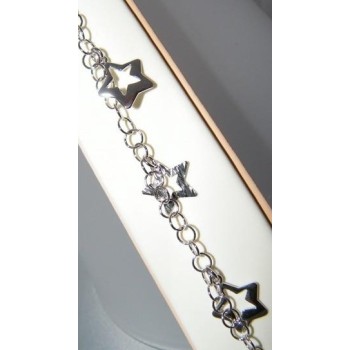 RMB|925 silver bracelet with stars, star charm pendants for women