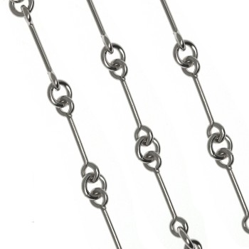 RMB|bracciale argento 925 barrette lisce misura 17cm donna o uomo