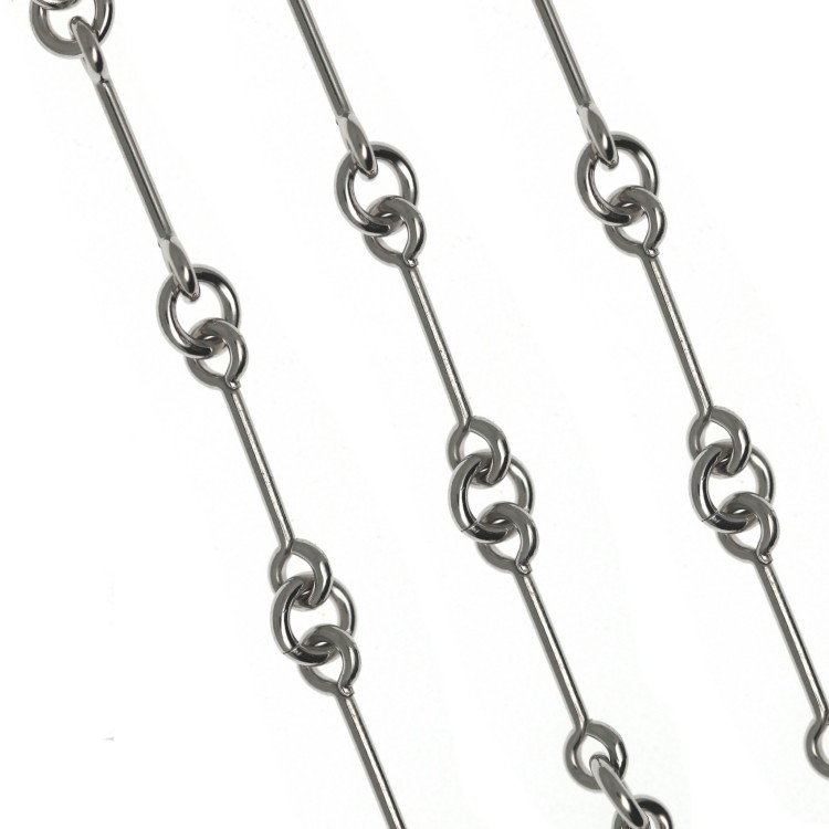 RMB|bracciale argento 925 barrette lisce misura 17cm donna o uomo