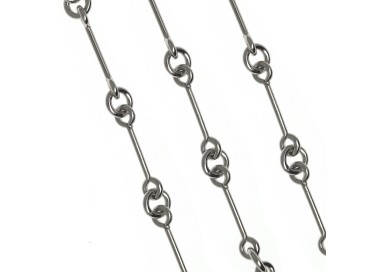 RMB|bracciale argento 925 barrette lisce misura 17cm donna o uomo