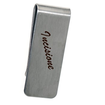 RMB|steel money clip men's wallet money clip with free engraving