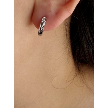 RMB|RomaBijoux |single earring 925 silver diamond snap yellow gold rhodium man woman