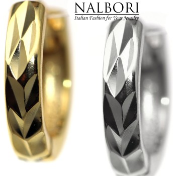 RMB|RomaBijoux |single earring 925 silver diamond snap yellow gold rhodium man woman