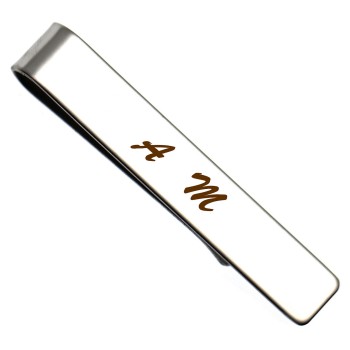 RomaBijoux|slim steel tie clip elegant men's tie clip with free engraving