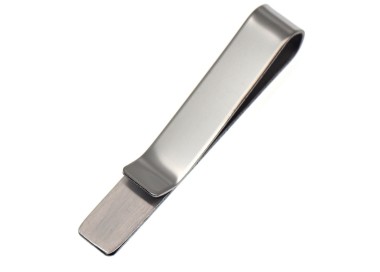 RomaBijoux|slim steel tie clip elegant men's tie clip with free engraving