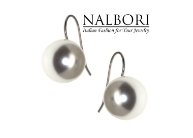 RomaBijoux|orecchini donna argento 925 con perla 14mm grande per donna