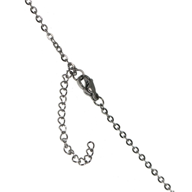 RMB|RRomaBijoux|steel necklace newborn feet and heart personalized engraving mother woman