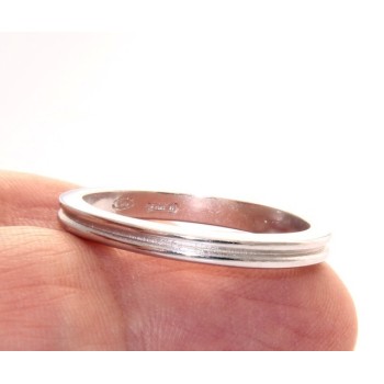 RMB|Silver 925 Ring faith record with line amid great extent 23