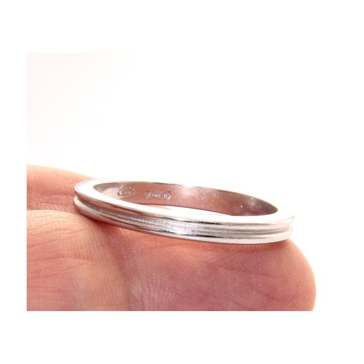 RMB|Silver 925 Ring faith record with line amid great extent 23