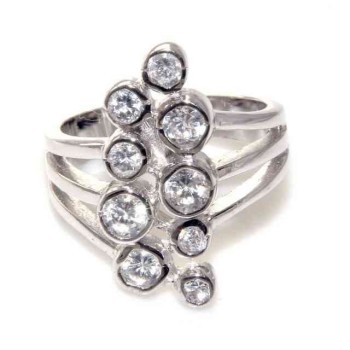 RMB|ring silver 925 light point onion cluster for women