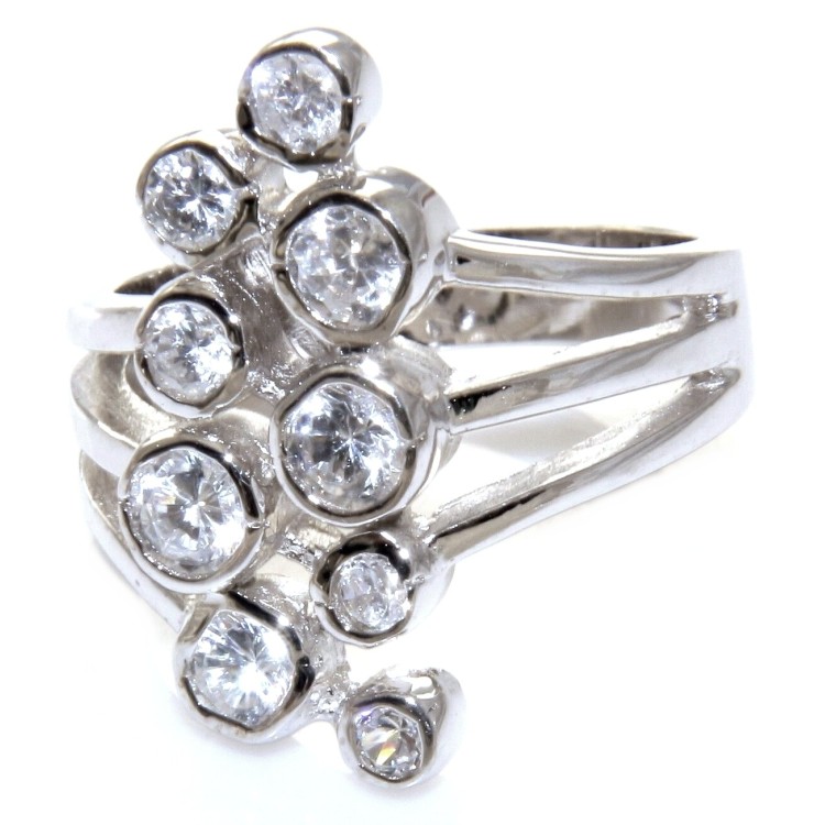 RMB|ring silver 925 light point onion cluster for women