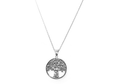 RMB|Steel: Exclusive necklace rolo for woman or man casting medal pendant Family Tree
