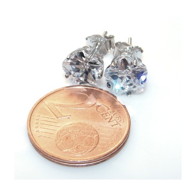 RMB|Silver 925: earrings man / woman flower
