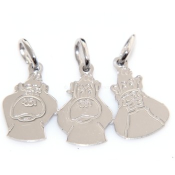 RMB|925 Silver pendant light: 3 PENDANTS Crushing Monkeys monkeys Family or friends