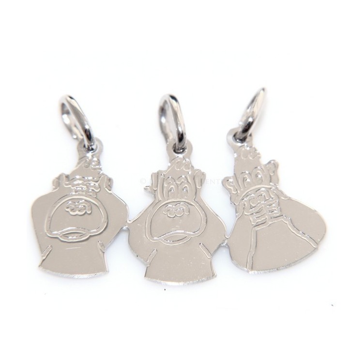 RMB|925 Silver pendant light: 3 PENDANTS Crushing Monkeys monkeys Family or friends