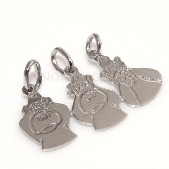 RMB|925 Silver pendant light: 3 PENDANTS Crushing Monkeys monkeys Family or friends