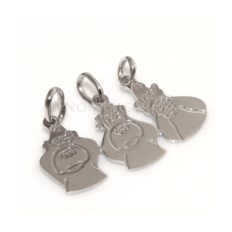 RMB|925 Silver pendant light: 3 PENDANTS Crushing Monkeys monkeys Family or friends