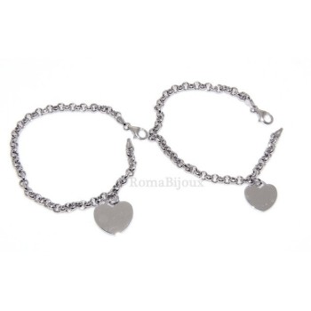 RMB|Argento 925 : bracciale rolo' uomo o donna con 1 simbolo dell'infinito da 16,00 a 20,50 cm