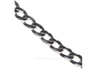 RomaBijoux|ARGENTO 925 : Bracciale o COLLANA  11 mm grumetta chiara