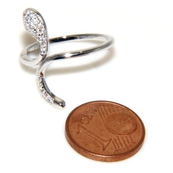 RMB|Silver 925 &  Rhodium: ring for woman.snake