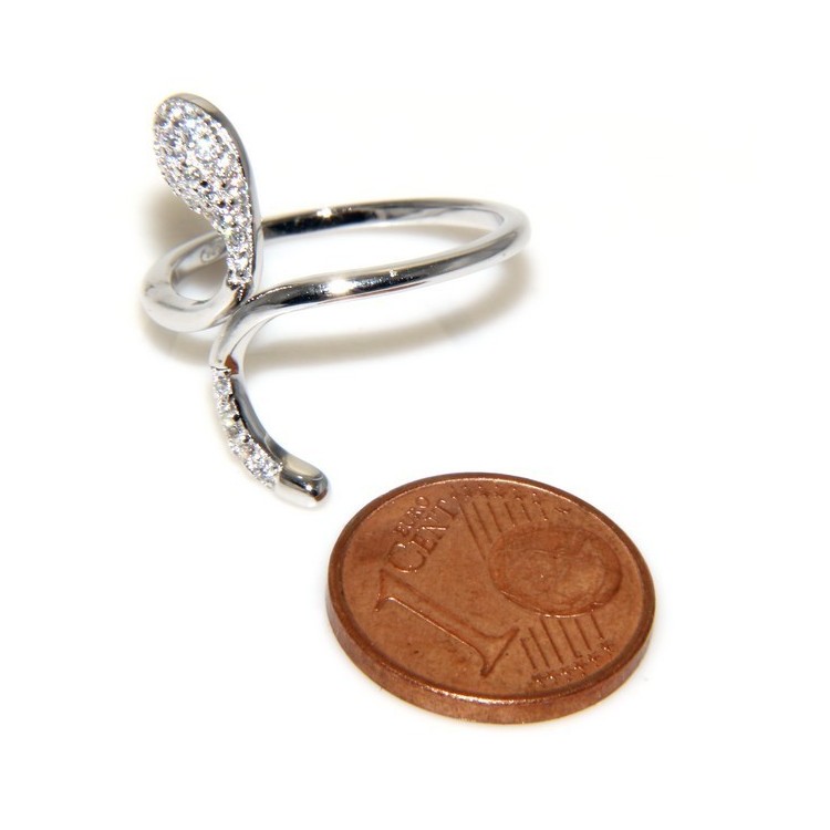RMB|Silver 925 &  Rhodium: ring for woman.snake