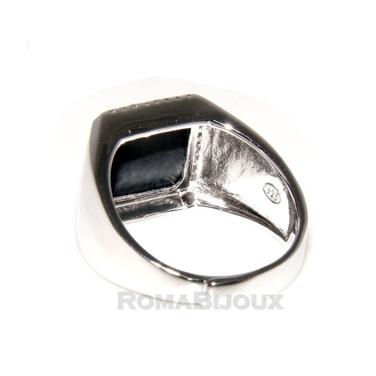 RMB|silver : shield ring for man