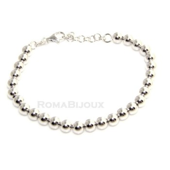 RMB|ARGENTO 925 : Collana e Bracciale uomo catena figaro 5 mm modello 3 + 1 sbiancata e piena
