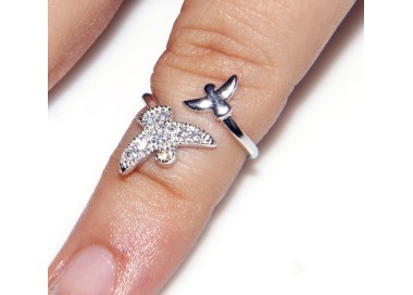 RMB|Silver 925 &  Rhodium: ring for woman, foot ring