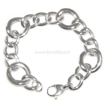 RMB|Bracciale donna in Argento 925 non rodiato misura 17 cm